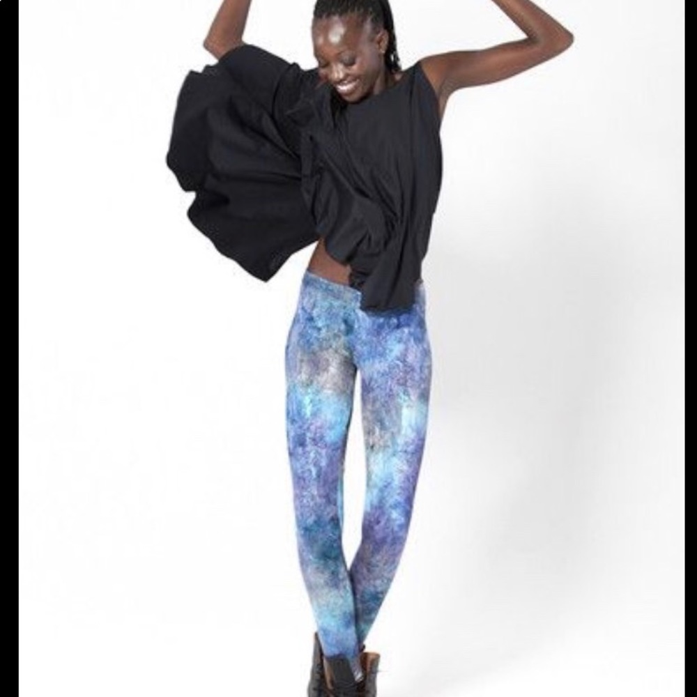 Black Milk Fairy Paint Blue Leggings. Small, NWOT - Picture 8 of 8